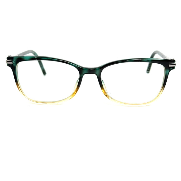 Marc Jacobs 50 TOZ Green Yellow Cat Eye Eyeglasses Frames 52-15-150 H18031 - Picture 1 of 7